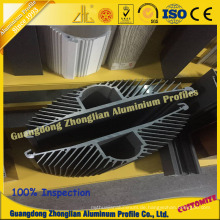 Aluminium-Strangpressprofil für Kühlkörper-Aluminiumprofil-Sonnenblume-Profil